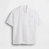 Camisas holgadas de lino y algodón para niños