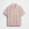 Camisas holgadas de lino y algodón para niños