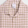 Camisas holgadas de lino y algodón para niños