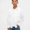 Camisas holgadas de popelín para niños