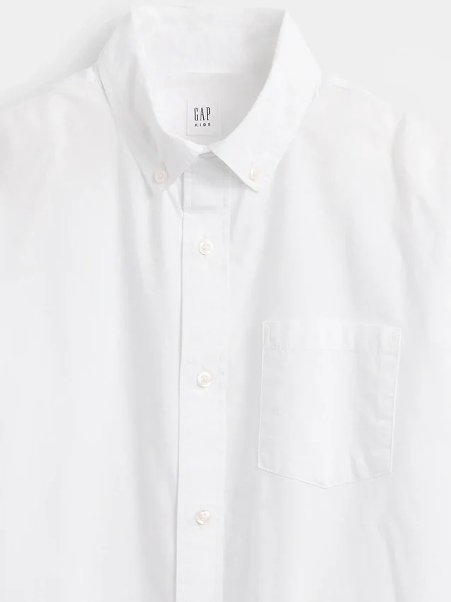 Camisas holgadas de popelín para niños