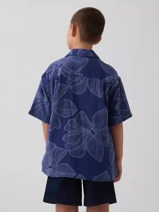 Camisas informales de vacaciones para niños