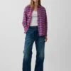 Camisas oversize a cuadros de seersucker