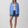 Camisas oversize a cuadros de seersucker