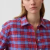 Camisas oversize a cuadros de seersucker