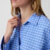 Camisas oversize a cuadros de seersucker