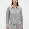 Camisas oversize de lino y algodón