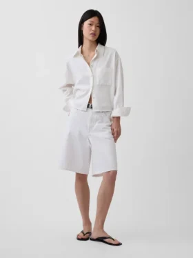 Camisas oversize de lino y algodón