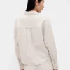 Camisas oversize de lino y algodón