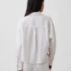 Camisas oversize de lino y algodón
