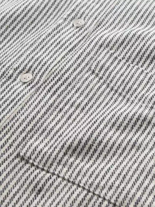 Camisas oversize de lino y algodón
