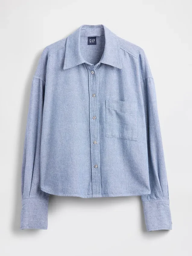 Camisas oversize de lino y algodón