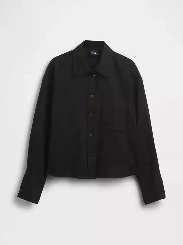 Camisas oversize de lino y algodón