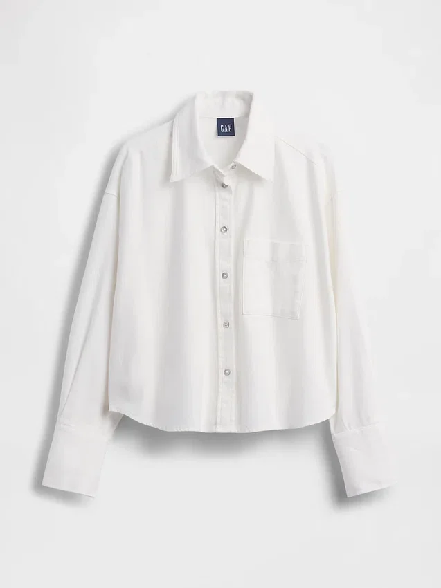 Camisas oversize de lino y algodón