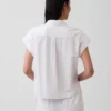 Camisas oversize de mezcla de lino