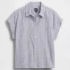 Camisas oversize de mezcla de lino
