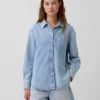 Camisas oversize de mezclilla ultrasuaves