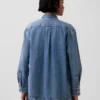 Camisas oversize de mezclilla ultrasuaves