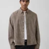Camisas Oxford de corte relajado y largo corto con dobladillo recto