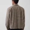Camisas Oxford de corte relajado y largo corto con dobladillo recto
