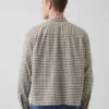 Camisas Oxford de corte relajado y largo corto con dobladillo recto