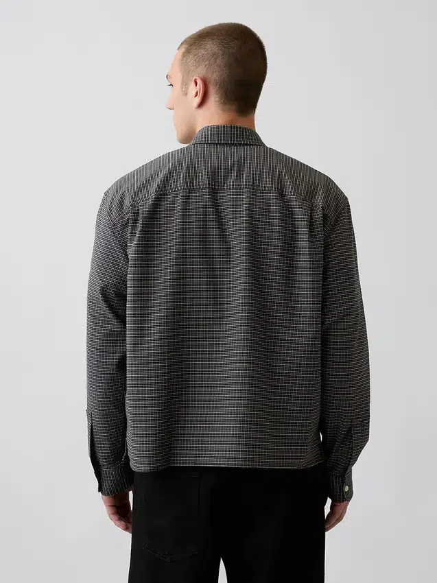 Camisas Oxford de corte relajado y largo corto con dobladillo recto
