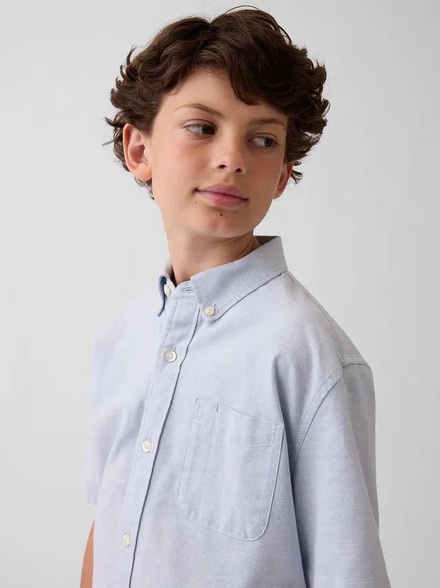 Camisas Oxford de uniforme para niños