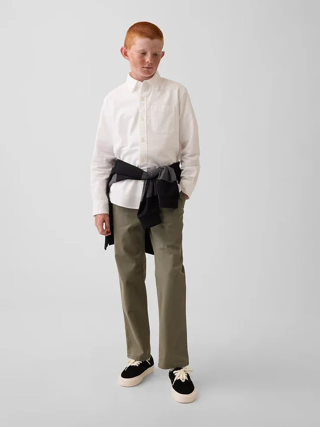 Camisas Oxford de uniforme para niños