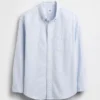 Camisas Oxford holgadas para uniforme infantil