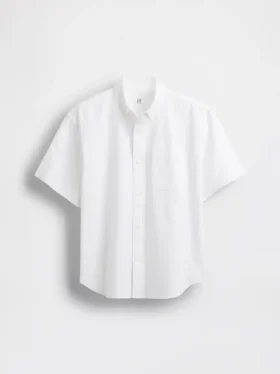 Camisas Oxford holgadas para uniforme infantil