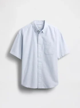 Camisas Oxford holgadas para uniforme infantil