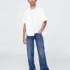 Camisas Oxford holgadas para uniforme infantil