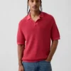 Camisas polo tipo camp de mezcla de lino