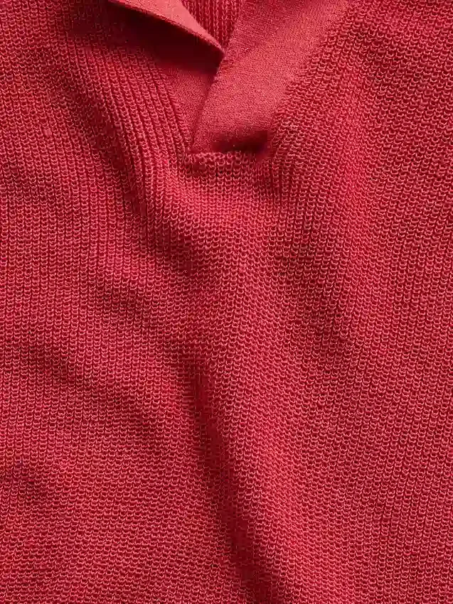 Camisas polo tipo camp de mezcla de lino