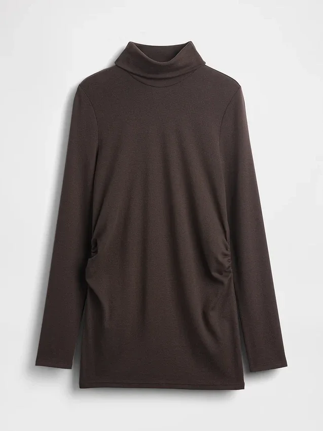 Camisas premamá modernas de cuello alto