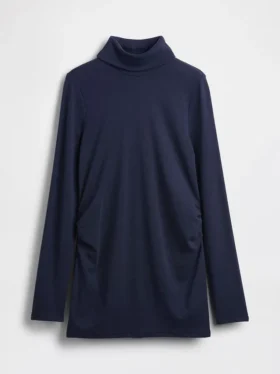 Camisas premamá modernas de cuello alto