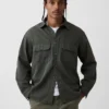 Camisas utilitarias holgadas de mezclilla ultrasuaves