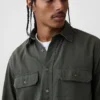 Camisas utilitarias holgadas de mezclilla ultrasuaves