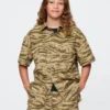 Camisas utilitarias para niños de tela ripstop