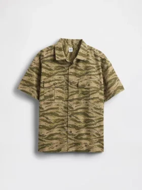 Camisas utilitarias para niños de tela ripstop