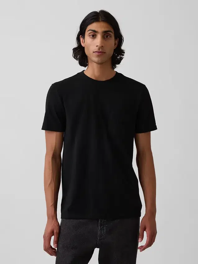 Camiseña con bolsillo de algodón orgánico para adultos