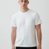 Camiseña con bolsillo de algodón orgánico para adultos