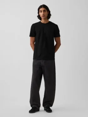 Camiseña con bolsillo de algodón orgánico para adultos