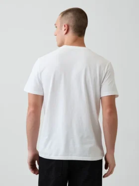 Camiseña con bolsillo de algodón orgánico para adultos
