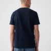 Camiseña con bolsillo de algodón orgánico para adultos