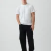 Camiseña con bolsillo de algodón orgánico para adultos