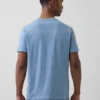 Camiseña con bolsillo de algodón orgánico para adultos
