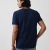 Camiseña con bolsillo de algodón orgánico para adultos