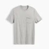 Camiseña con bolsillo de algodón orgánico para adultos