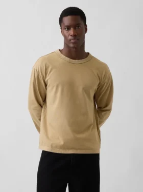 Camiseña corta de algodón grueso